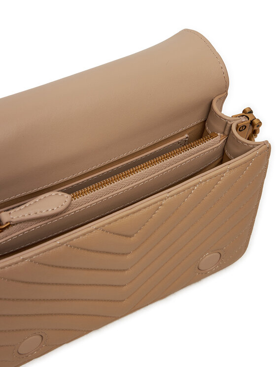 PINKO Soma Pinko Love Click Mini AI 24-25 PLTT 100067 A0GK Bēšs