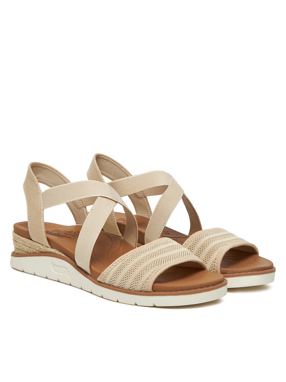 Skechers Босоніжки Skechers BOBS Arch Fit Beach Kiss-Boho Beyond 114013/NAT Бежевий