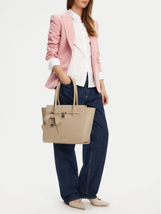 Nine West Kabelka Nine West CEO-Chelsea-Charm-III-LX10186 Béžová