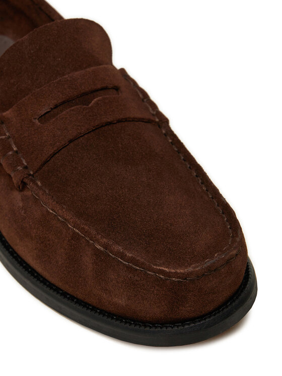 Tommy Hilfiger Mokasyny Tommy Hilfiger Classic Hilfiger Suede Loafer FM0FM05363 Brązowy