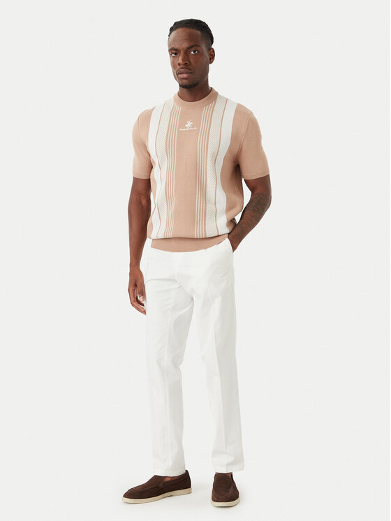 Beverly Hills Polo Club Beverly Hills Polo Club Camiseta M7611-HR Beige oscuro Regular Fit