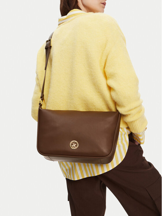 Beverly Hills Polo Club Kabelka Beverly Hills Polo Club C-BHPC-L-001-08 Hnědá