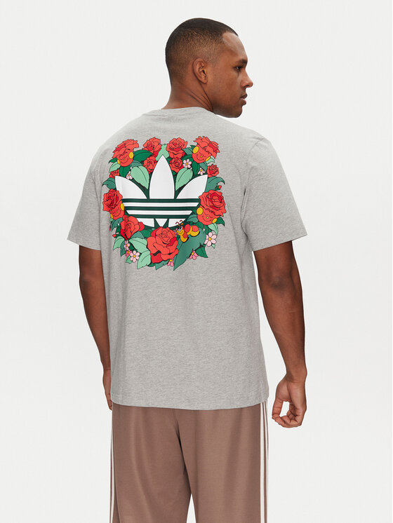 adidas adidas Футболка JN7031 Сірий Loose Fit