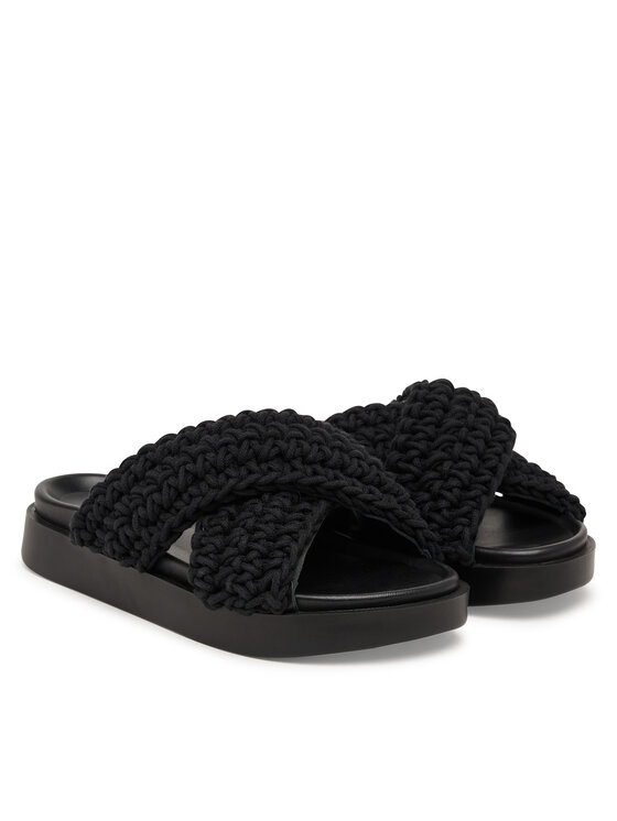 Inuikii Шльопанці Inuikii Woven 1004.003.0062 Чорний