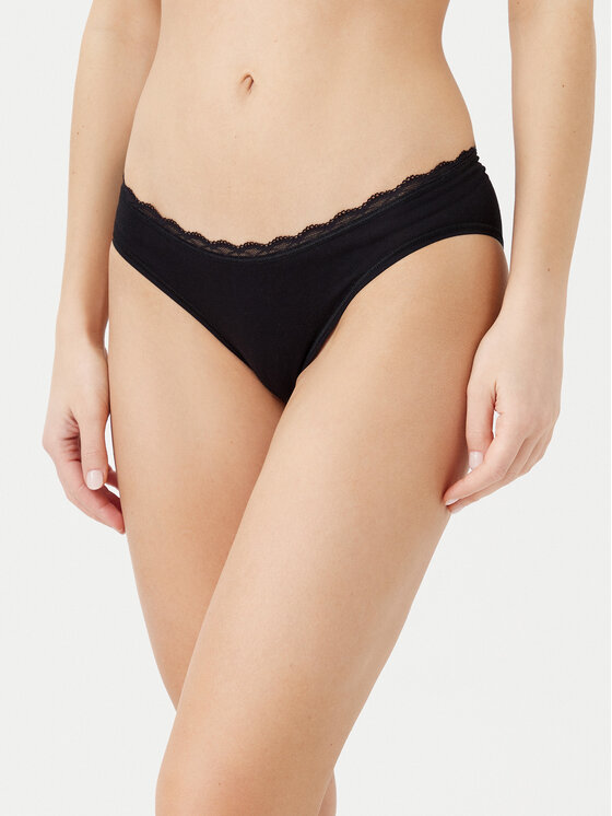 Triumph Triumph Komplet hlačk﻿ Feel Of Cotton 10225045 Črna