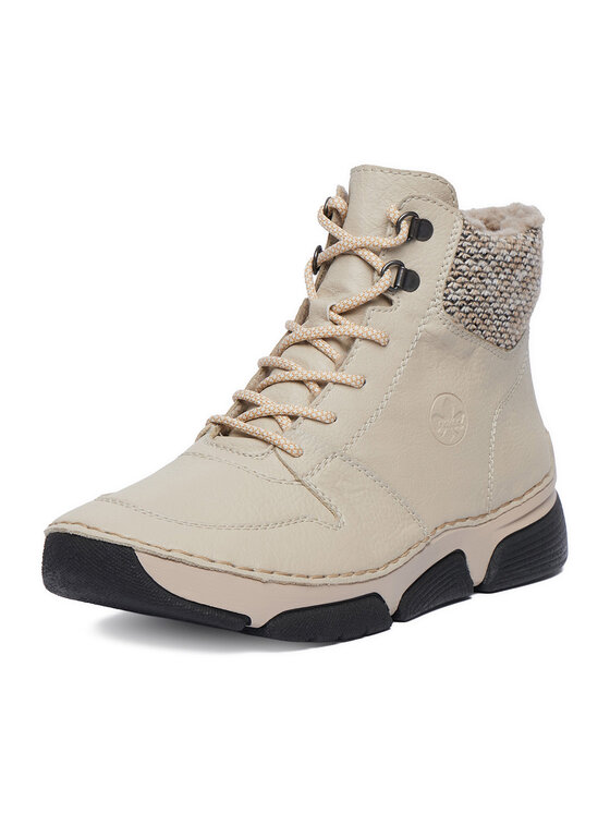 Rieker Botines planos Rieker CEO-45955-60. Beige claro