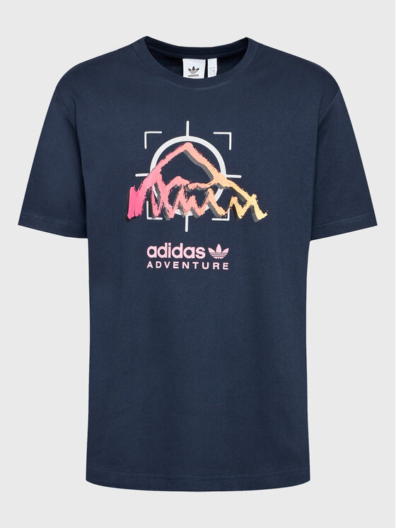adidas adidas Футболка Adventure Ride HK4981 Cиній Relaxed Fit