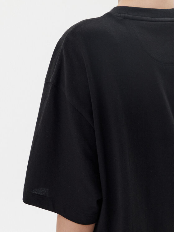 BOSS BOSS Футболка C_Eboyfriend_4 50540441 Чорний Oversize