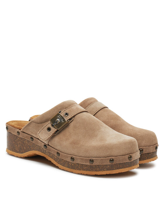 Scholl Παντόφλες Scholl Pescura Clog 50 Cork F31632 2361 380 Μπεζ