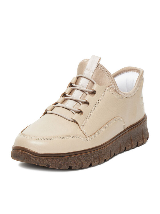 Rieker Sneakersy Rieker N1357-60 Beżowy