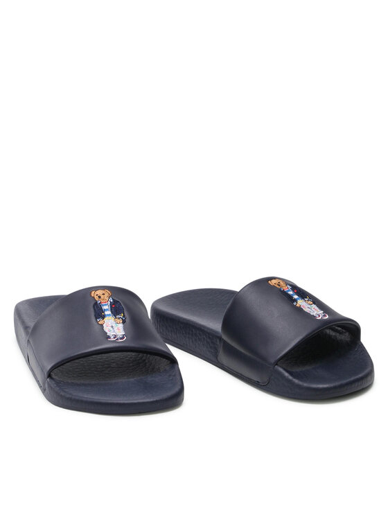 Polo Ralph Lauren Iešļūcenes Polo Ralph Lauren Polo Slide 809861591001 Tumši zils