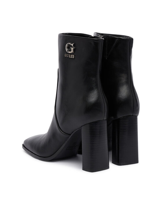 Guess Polokozačky Guess FLFGED LEA10 Černá