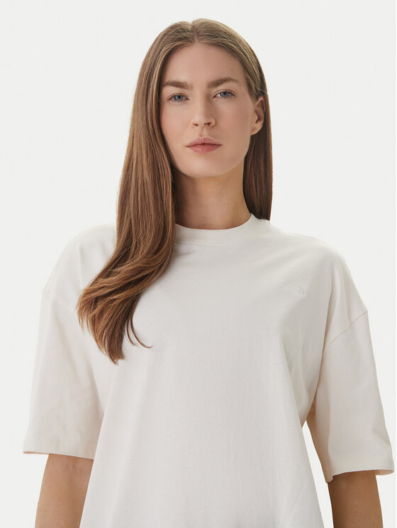 The North Face The North Face Camiseta Essential Simple Dome NF0A8EVX Beis Loose Fit