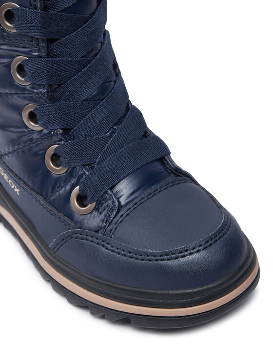 Geox Kozačky Geox J Adelhide Girl B Ab J16EWA 0LVBC C4002 M Tmavomodrá