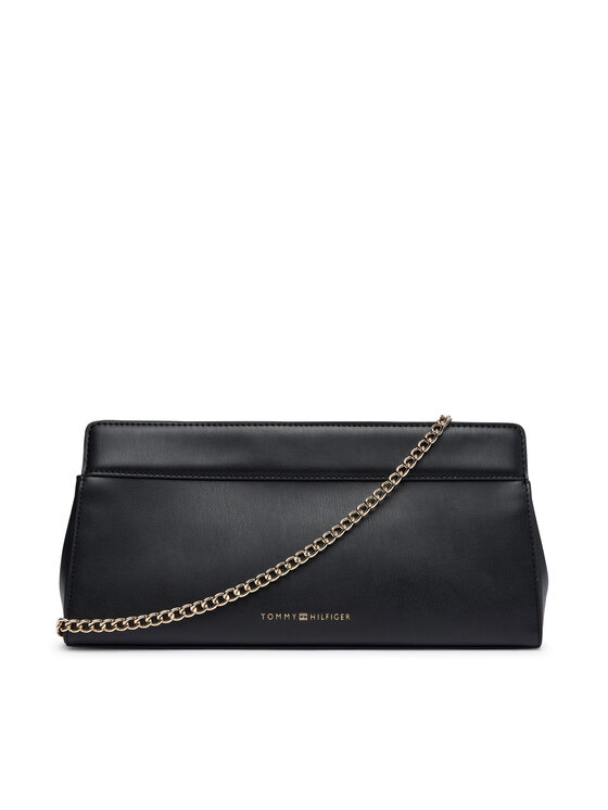 Tommy Hilfiger Geantă Tommy Hilfiger Th Modern Clutch AW0AW18727 Negru