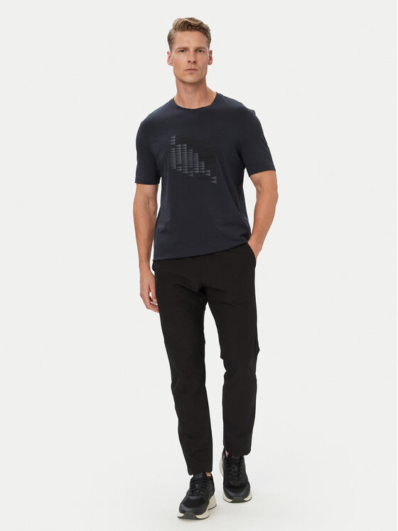 BOSS BOSS Camiseta Network Flag 50566853 Azul marino Regular Fit