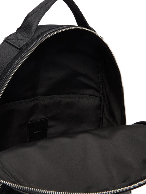 Calvin Klein Mugursoma Calvin Klein Webbing Strap Round Backpack LV04D3282G Melns