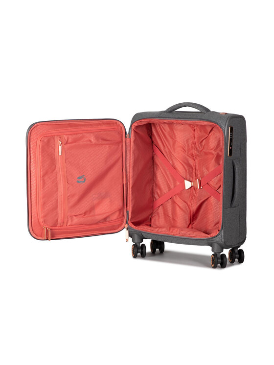 Titan Kovček za kabino Titan Barbara 4W Trolley S 383406-04 Siva
