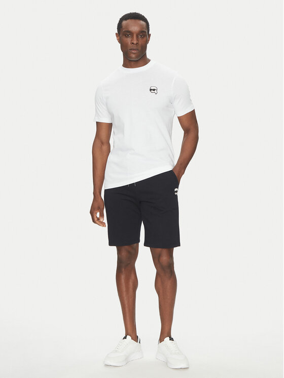 KARL LAGERFELD KARL LAGERFELD Majica 755710 500224 Bela Regular Fit
