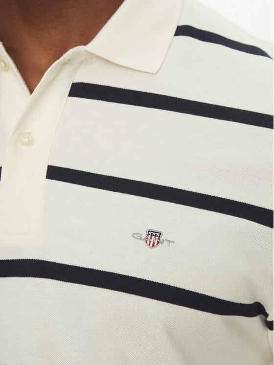 Gant Gant Polo marškinėliai 2014022 Écru Regular Fit