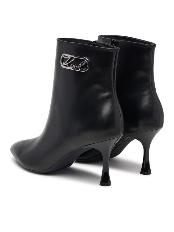 KARL LAGERFELD Īsie zābaki KARL LAGERFELD Sienna KL32745 Melns