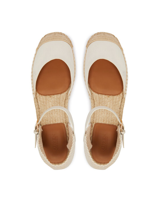 LAUREN RALPH LAUREN Espadryle LAUREN RALPH LAUREN 802982888003 Biały