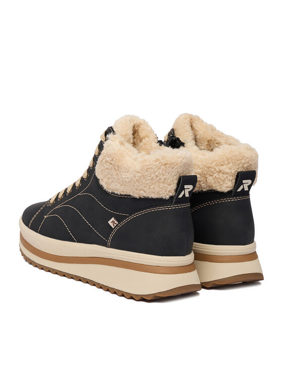 Rieker Bakancs Rieker CEO-W3873-01 Fekete