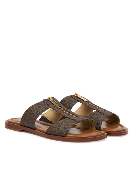 MICHAEL Michael Kors Шльопанці MICHAEL Michael Kors Berkley Flat 40S6BRFS1B Коричневий