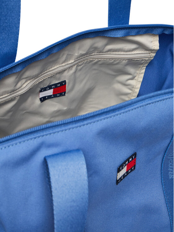 Tommy Jeans Rankinė Tommy Jeans Tjw Ess Daily Tote AW0AW19039 Mėlyna