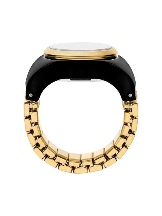 Fossil Hodinky Fossil Watch Ring ES5413 Černá