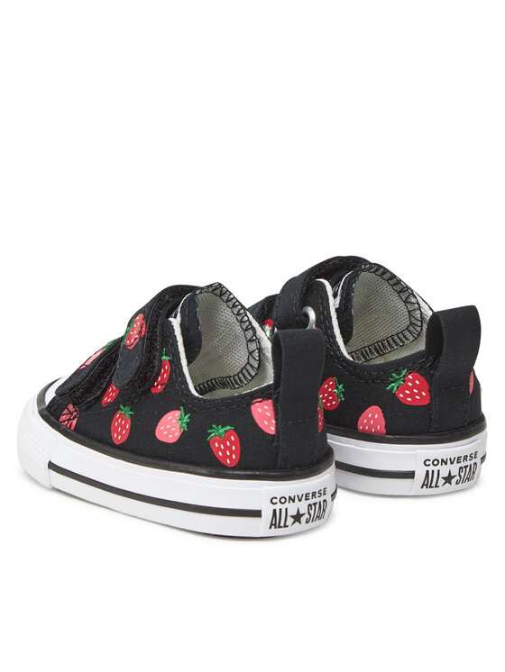 Converse Scarpe da ginnastica Converse Chuck Taylor All Star Strawberries Easy-On A14929C Nero