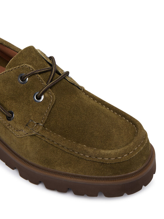 Clarks Туфлі Clarks Cleyhill Boat 26327952 Зелений