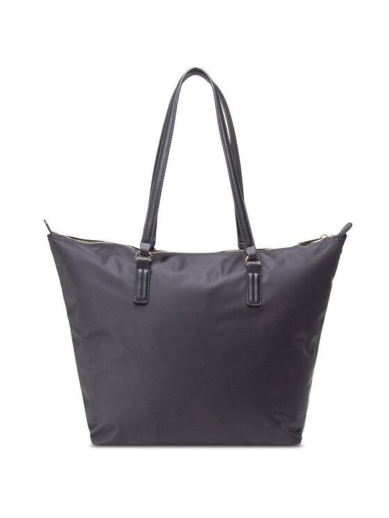 Tommy Hilfiger Geantă Tommy Hilfiger Poppy Tote AW0AW09696 Negru