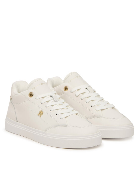 Tommy Hilfiger Sneakersy Tommy Hilfiger Th Chic Cupsole Mc FW0FW09595 Biały