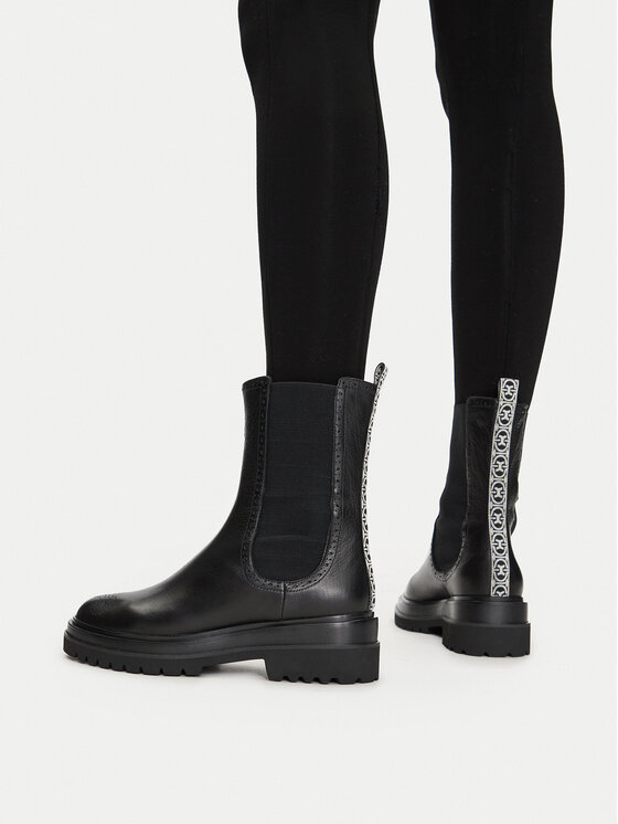 Coccinelle Kotníková obuv s elastickým prvkem Coccinelle Coccinellecampus E4 RID 11 02 01 Černá