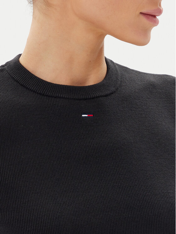 Tommy Jeans Tommy Jeans Camiseta Essential DW0DW19336 Negro Regular Fit