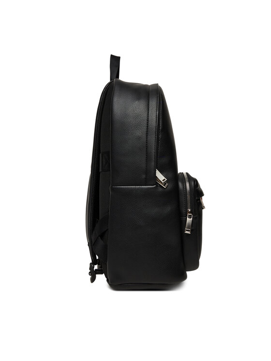 Calvin Klein Ruksak Calvin Klein Raised Round Backpack LV04D3155G Crna