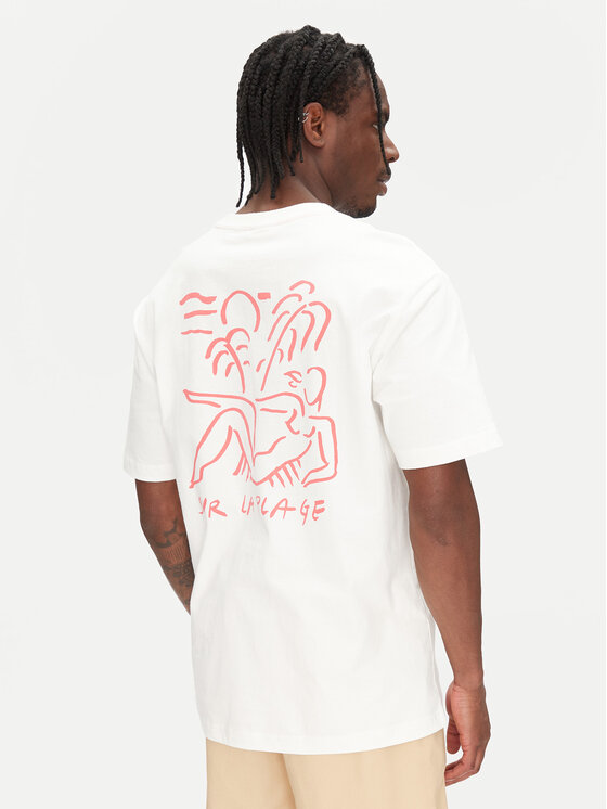 Only & Sons Only & Sons Футболка Milo 22034452 Білий Relaxed Fit