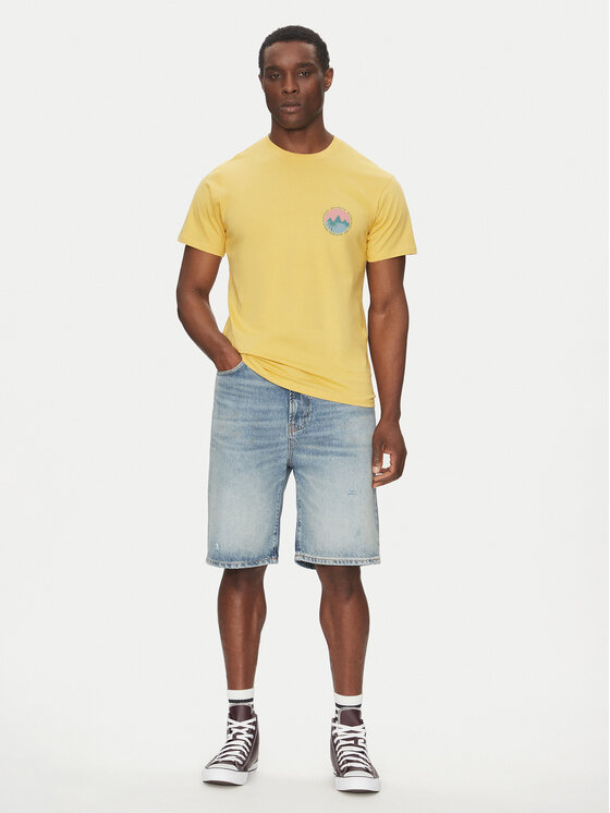 Billabong Billabong Póló Brightness Ss EBYZT00306 Sárga Regular Fit