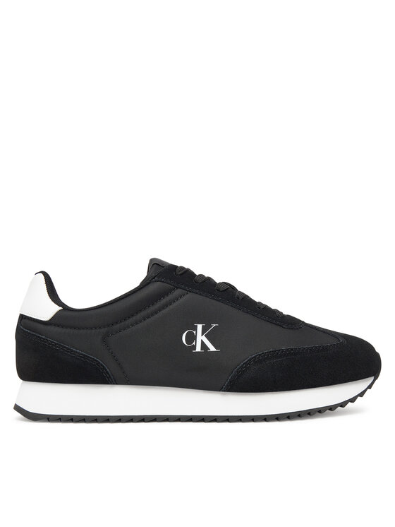 Sportcipők Calvin Klein Jeans Runner Laceup Mg Nylon Mix YW0YW01828 Fekete