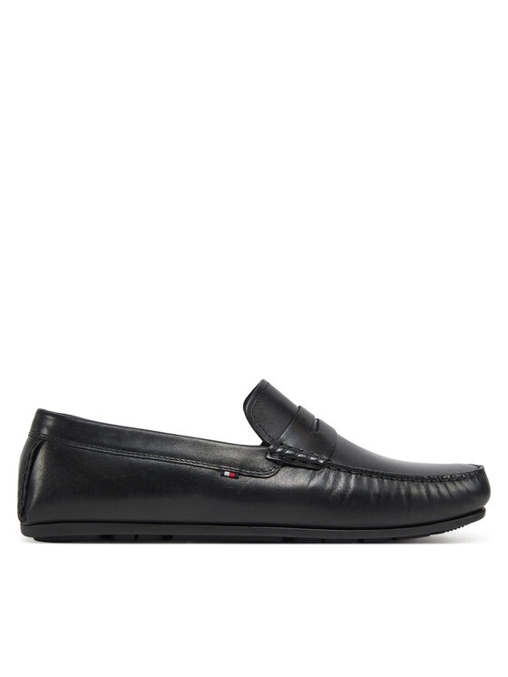 Tommy Hilfiger Mocassini Tommy Hilfiger Corpoarte Hilfiger Lth Driver FM0FM04810 Nero