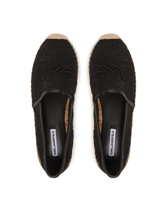 KARL LAGERFELD Espadrilky KARL LAGERFELD Kamini KL80121A Čierna