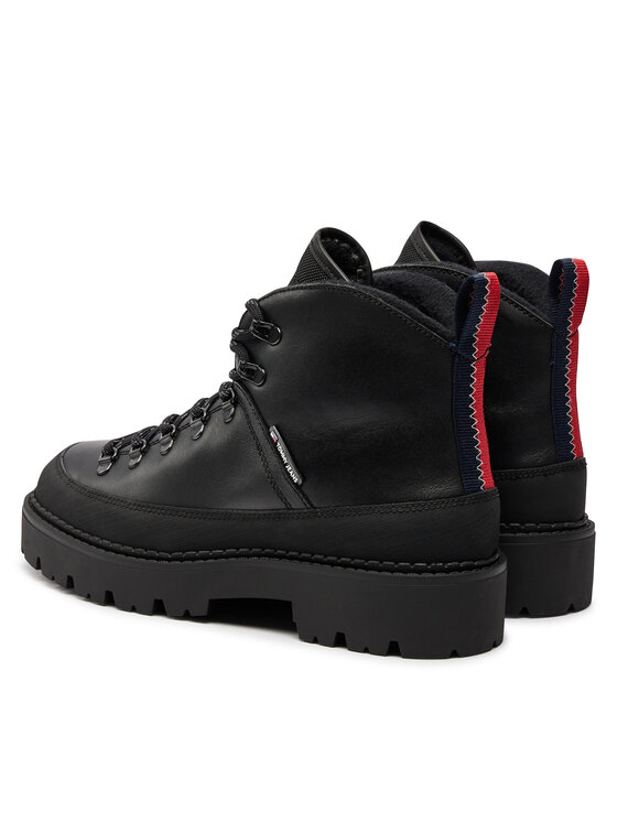 Tommy Jeans Pohodni čevlji Tommy Jeans EM0EM01491 Črna