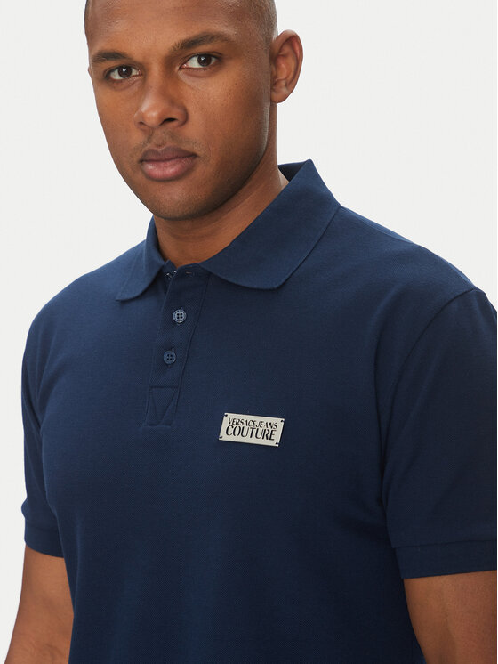Versace Jeans Couture Versace Jeans Couture Polo 78GAGT08 Blu scuro Regular Fit
