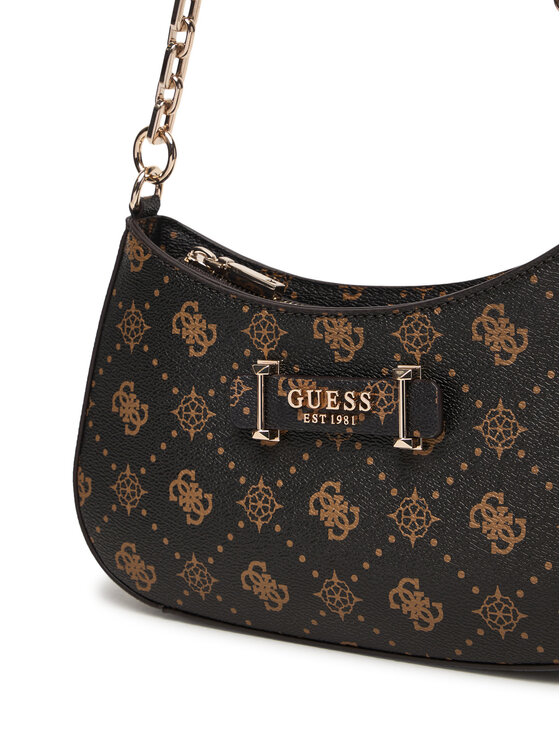 Guess Сумка Guess Carrie Logo HWGP98 98180 Коричневий