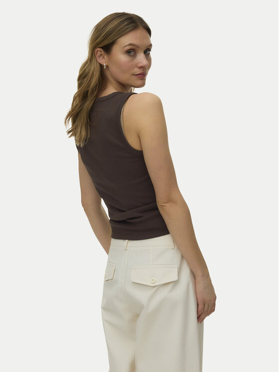 Vero Moda Vero Moda Top Chloe 10344951 Marrón oscuro Relaxed Fit