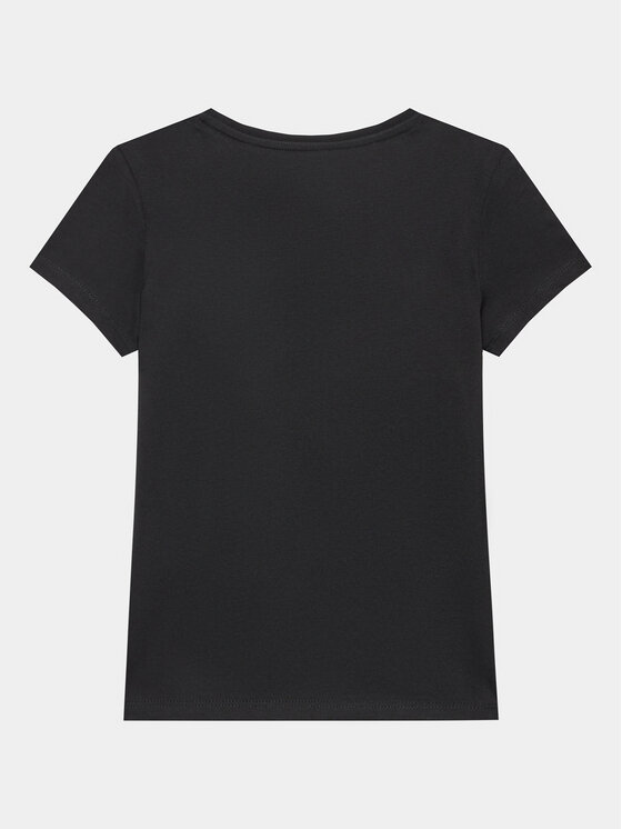 Guess Guess T-shirt J73I56 K8HM0 Crna Regular Fit