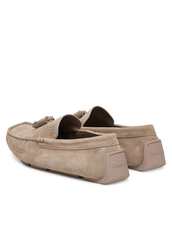 Calvin Klein Mokasīni Calvin Klein Driver Tassels Su HM0HM02028 Bēšs