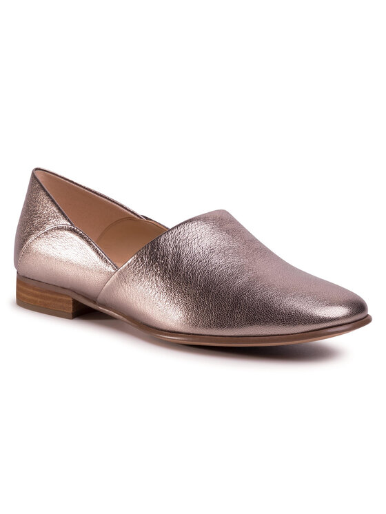Półbuty Clarks Pure Tone 261479174 Złoty | Eobuwie.com.pl