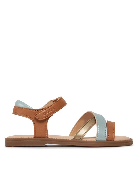 Geox Basutės Geox J Sandal Karly Girl J5235D 054AJ C5BF3 S Smėlio